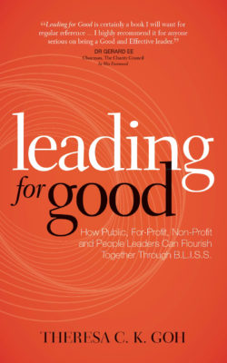 Book cover - Leading for good