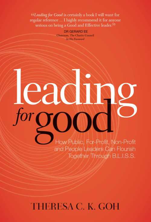 Book cover - Leading for good